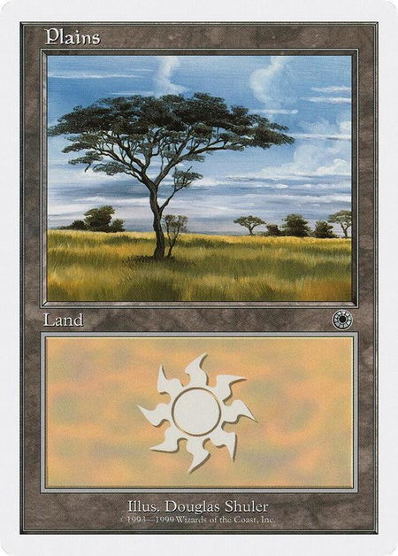 Plains (128) - Battle Royale Box Set Magic: The Gathering trading card