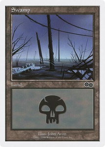 Swamp (133) - Battle Royale Box Set (BRB) #null - Land Magic: The Gathering Trading Card