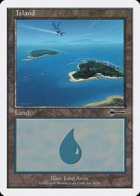 Island (80) - Beatdown Box Set Magic: The Gathering trading card