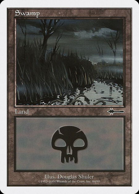Swamp (84) - Beatdown Box Set Magic: The Gathering trading card