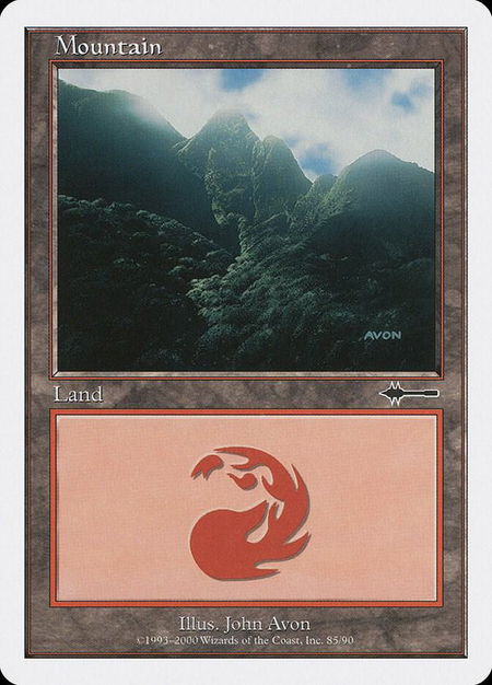 Mountain (85) - Beatdown Box Set Magic: The Gathering trading card