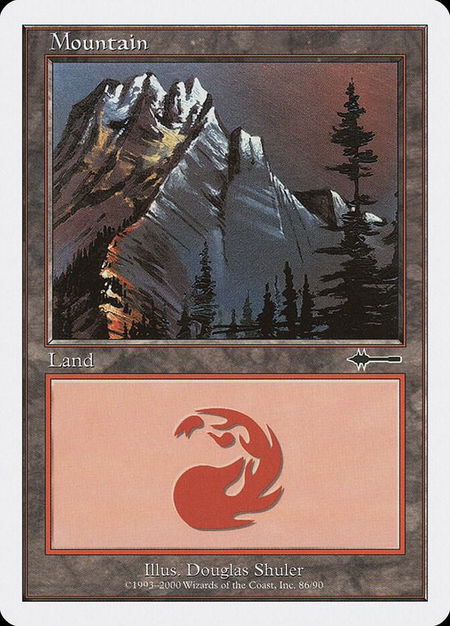 Mountain (86) - Beatdown Box Set Magic: The Gathering trading card