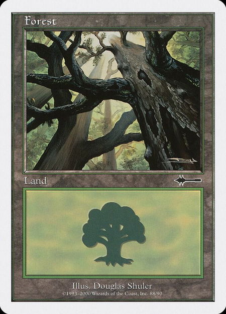 Forest (88) - Beatdown Box Set Magic: The Gathering trading card