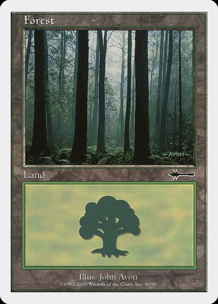Forest (90) - Beatdown Box Set Magic: The Gathering trading card
