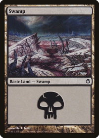 Swamp (78) - Duel Decks: Ajani vs. Nicol Bolas (DDH) #78 - Land Magic: The Gathering Trading Card