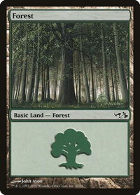 Forest (30) - Duel Decks: Elves vs. Goblins (EVG) #30 - Land Magic: The Gathering Trading Card