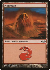 Mountain (60) - Duel Decks: Elves vs. Goblins (EVG) #60 - Land Magic: The Gathering Trading Card