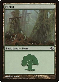 Forest (29) - Duel Decks: Garruk vs. Liliana (DDD) #29 - Land Magic: The Gathering Trading Card