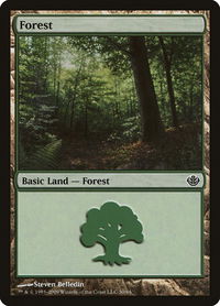 Forest (30) - Duel Decks: Garruk vs. Liliana (DDD) #30 - Land Magic: The Gathering Trading Card