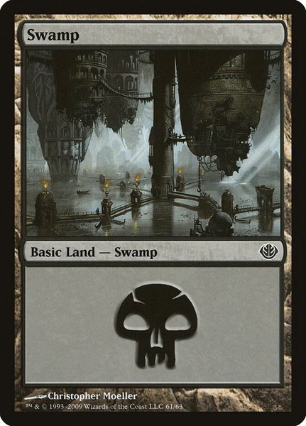 Swamp (61) trading card from Duel Decks: Garruk vs. Liliana Swamp (61) - Duel Decks: Garruk vs. Liliana Magic: The Gathering trading card