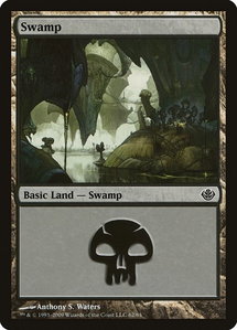 Swamp (62) - Duel Decks: Garruk vs. Liliana (DDD) #62 - Land Magic: The Gathering Trading Card