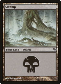 Swamp (32) - Duel Decks: Phyrexia vs. the Coalition (DDE) #32 - Land Magic: The Gathering Trading Card