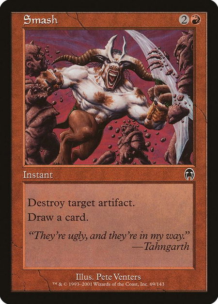 Smash - Apocalypse Magic: The Gathering trading card