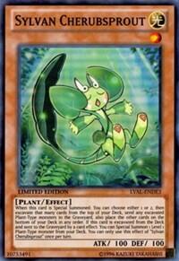 Sylvan Cherubsprout - Legacy of the Valiant (LVAL) #LVAL-ENDE3 - Super Rare YuGiOh Trading Card