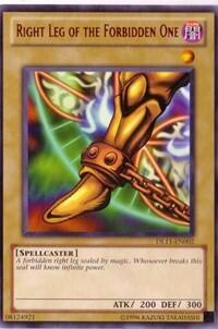 Right Leg of the Forbidden One (Red) - Duelist League Promo (DL) #DL11-EN002 - Rare YuGiOh Trading Card
