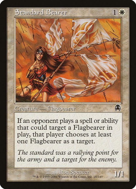 Standard Bearer - Apocalypse Magic: The Gathering trading card