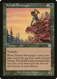 Sylvan Messenger - Apocalypse (APC) #87 - Uncommon Magic: The Gathering Trading Card