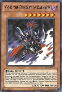 Gorz the Emissary of Darkness (Blue) - Duelist League Promo YuGiOh trading card