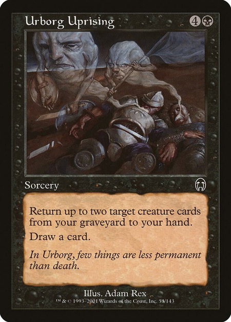 Urborg Uprising - Apocalypse Magic: The Gathering trading card