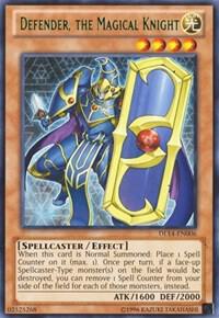 Defender, the Magical Knight (Green) - Duelist League Promo YuGiOh trading card
