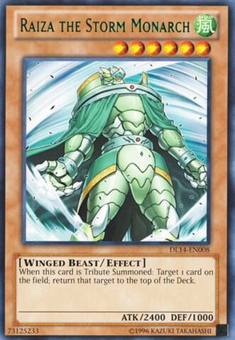 Raiza the Storm Monarch (Green) trading card from Duelist League Promo Raiza the Storm Monarch (Green) - Duelist League Promo YuGiOh trading card