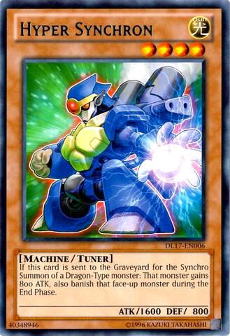 Hyper Synchron (Blue) - Duelist League Promo YuGiOh trading card