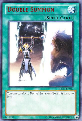 Double Summon (Red) - Duelist League Promo YuGiOh trading card