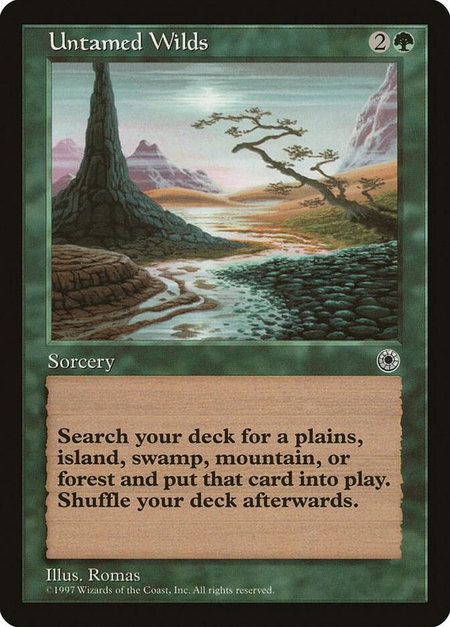 Untamed Wilds - Portal Magic: The Gathering trading card