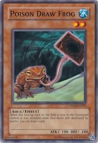 Poison Draw Frog trading card from Dark Revelation Volume 4 Poison Draw Frog - Dark Revelation Volume 4 YuGiOh trading card