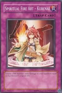 Spiritual Fire Art - Kurenai trading card from Dark Revelation Volume 4 Spiritual Fire Art - Kurenai - Dark Revelation Volume 4 YuGiOh trading card