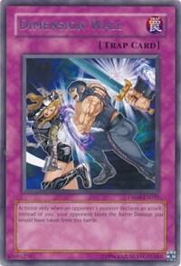 Dimension Wall trading card from Dark Revelation Volume 4 Dimension Wall - Dark Revelation Volume 4 YuGiOh trading card