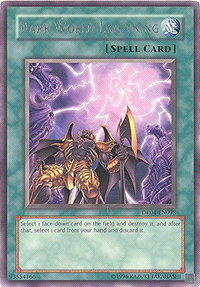 Dark World Lightning - Dark Revelation Volume 4 (DR04) #DR04-EN098 - Rare YuGiOh Trading Card