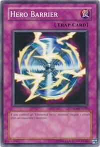 Hero Barrier - Dark Revelation Volume 4 (DR04) #DR04-EN109 - Common / Short Print YuGiOh Trading Card