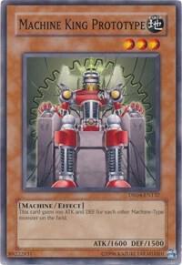 Machine King Prototype trading card from Dark Revelation Volume 4 Machine King Prototype - Dark Revelation Volume 4 YuGiOh trading card