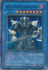 Demise, King of Armageddon - Dark Revelation Volume 4 (DR04) #DR04-EN155 - Super Rare YuGiOh Trading Card