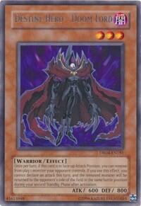 Destiny Hero - Doom Lord - Dark Revelation Volume 4 (DR04) #DR04-EN181 - Rare YuGiOh Trading Card
