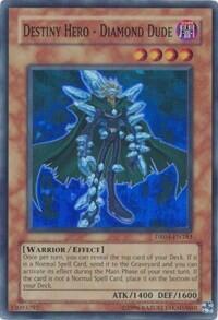 Destiny HERO - Diamond Dude - Dark Revelation Volume 4 (DR04) #DR04-EN183 - Super Rare YuGiOh Trading Card