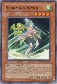Storming Wynn trading card from Dark Revelation Volume 4 Storming Wynn - Dark Revelation Volume 4 YuGiOh trading card