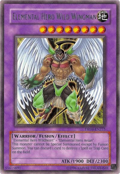 Elemental Hero Wild Wingman - Dark Revelation Volume 4 YuGiOh trading card