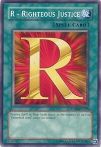 R - Righteous Justice - Dark Revelation Volume 4 YuGiOh trading card