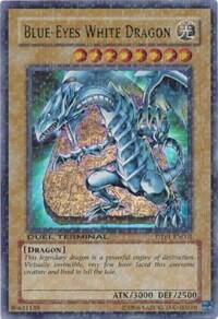 Blue-Eyes White Dragon - Duel Terminal - Preview (DTP1) #DTP1-EN001 - Duel Terminal Super Parallel Rare YuGiOh Trading Card