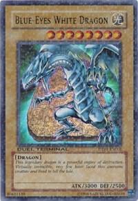Blue-Eyes White Dragon trading card from Duel Terminal - Preview Blue-Eyes White Dragon - Duel Terminal - Preview YuGiOh trading card