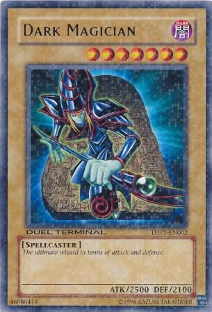 Dark Magician trading card from Duel Terminal - Preview Dark Magician - Duel Terminal - Preview YuGiOh trading card