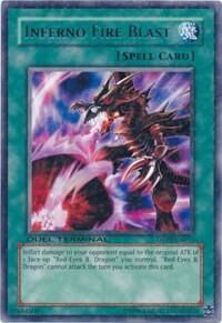 Inferno Fire Blast - Duel Terminal - Preview (DTP1) #DTP1-EN015 - Duel Terminal Rare Parallel Rare YuGiOh Trading Card