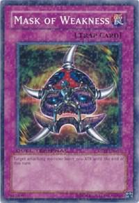 Mask of Weakness trading card from Duel Terminal - Preview Mask of Weakness - Duel Terminal - Preview YuGiOh trading card