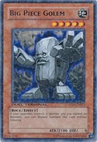 Big Piece Golem trading card from Duel Terminal - Preview Big Piece Golem - Duel Terminal - Preview YuGiOh trading card