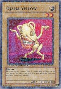 Ojama Yellow - Duel Terminal 1 YuGiOh trading card