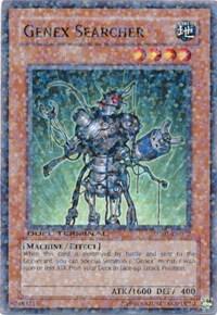 Genex Searcher trading card from Duel Terminal 1 Genex Searcher - Duel Terminal 1 YuGiOh trading card