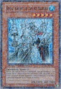 Royal Knight of the Ice Barrier - Duel Terminal 1 (DT01) #DT01-EN065 - Duel Terminal Super Parallel Rare YuGiOh Trading Card