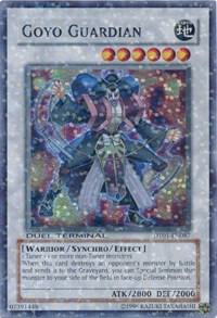 Goyo Guardian trading card from Duel Terminal 1 Goyo Guardian - Duel Terminal 1 YuGiOh trading card